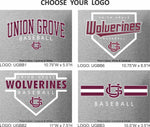 Nike Hoodie- Dk. Heather Grey- Baseball