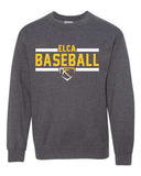 Midweight Sweatshirt-Dark Heather- Baseball