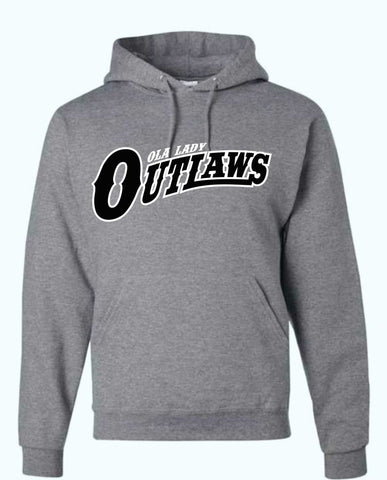 Outlaws Hoodie- Graphite Heather