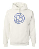 Mid Weight Hoodie- White- Soccer