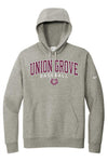Nike Hoodie- Dk. Heather Grey- Baseball