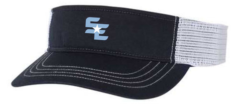 Richardson Trucker Visor- Navy/ White